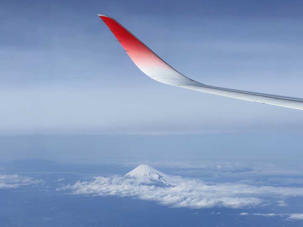 富士山がとても綺麗に見えました